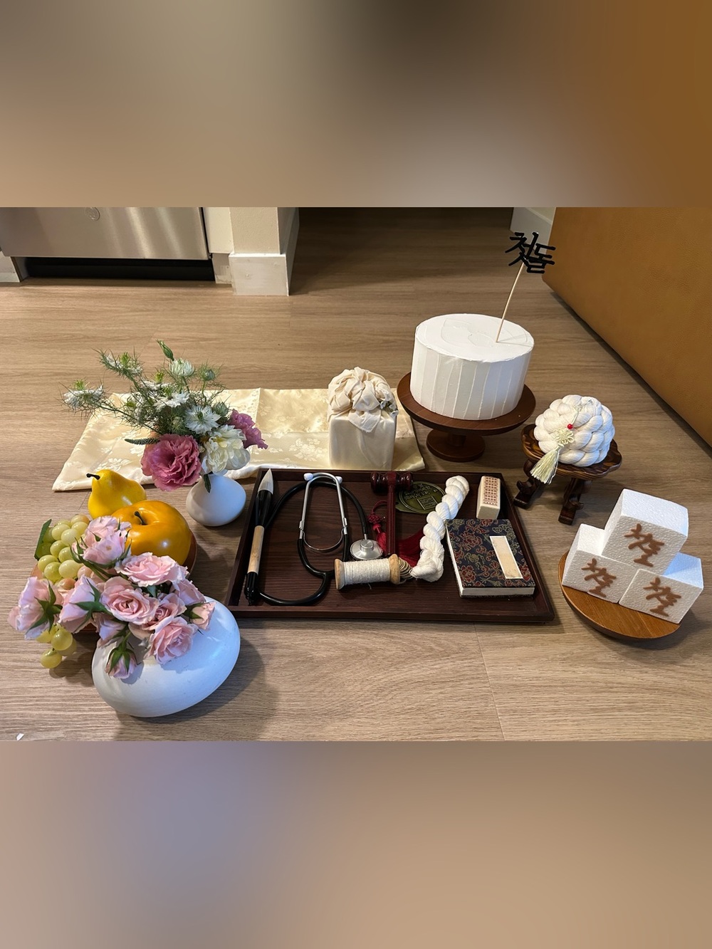 Korean Dohl birthday party set
